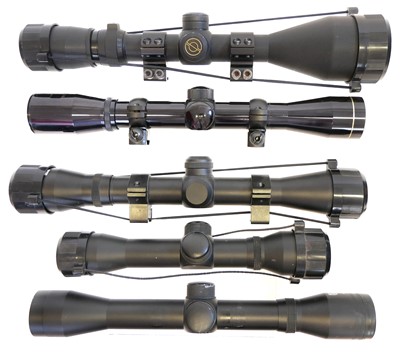 Lot 530 - Five rifle scopes