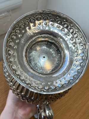 Lot 111 - A George III silver water jug