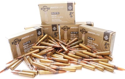 Lot 510 - One hundred and seventy eight rounds of 7.92 ammunition LICENCE REQUIRED