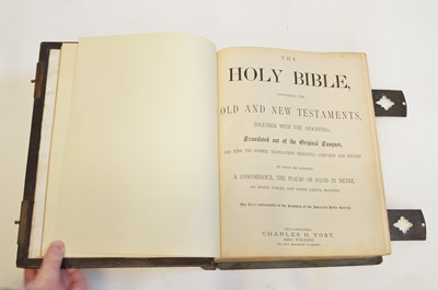 Lot 52 - The Holy Bible Containing the Old and New Testaments