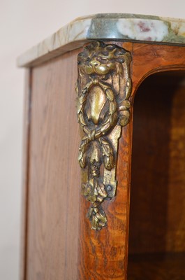 Lot 238 - Late 19th-century French bedside cabinet