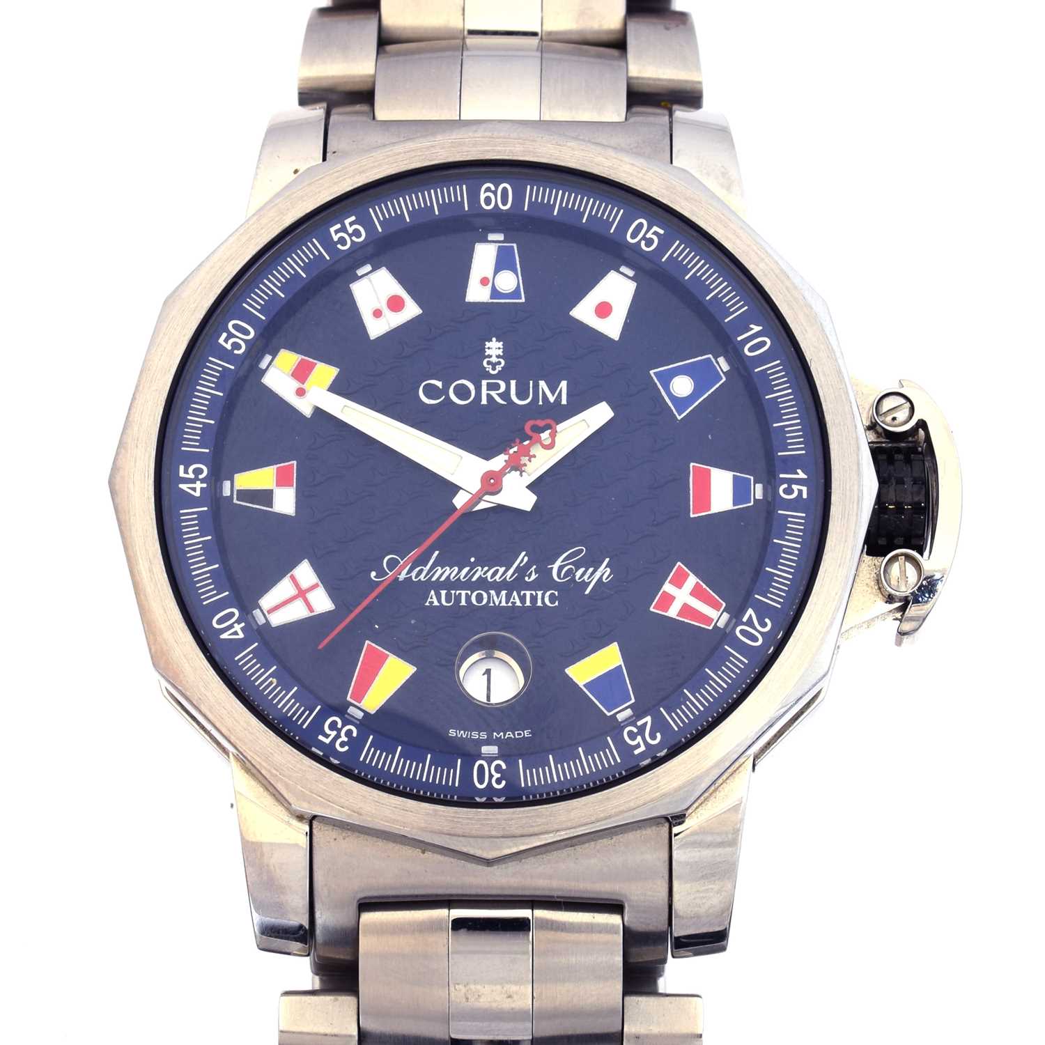 Lot 165 - A Corum 'Admiral's Cup' automatic wristwatch