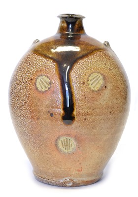 Lot 90 - Phil Rogers (1951-2020) stoneware bottle vase