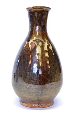 Lot 87 - Jim Malone (b.1946) stoneware bottle vase