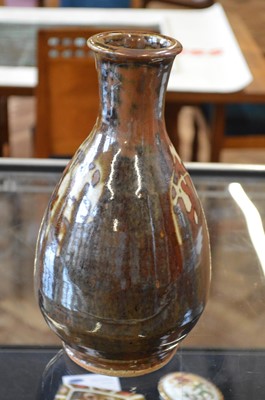 Lot 87 - Jim Malone (b.1946) stoneware bottle vase