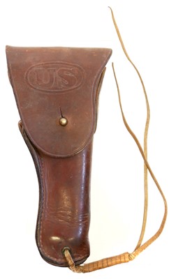 Lot 464 - US leather Colt 1911 auto pistol holster