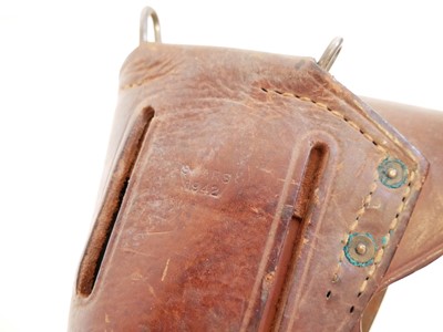 Lot 464 - US leather Colt 1911 auto pistol holster