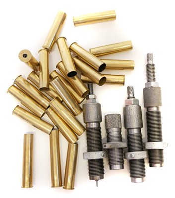 Lot 542 - .500 x 3" Reloading dies and cartridges