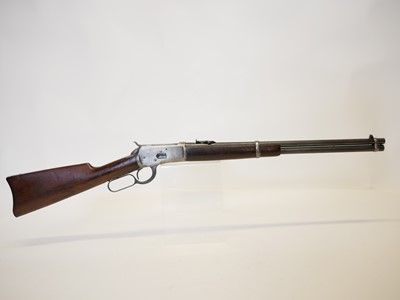 Lot 169 - Winchester 1892 .44-40 / .44WCF lever action saddle ring carbine LICENCE REQUIRED