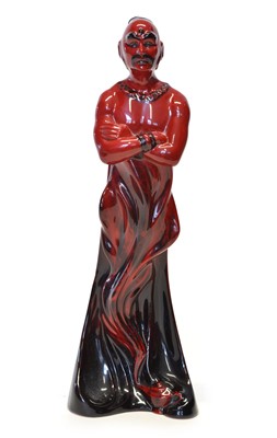 Lot 143 - Royal Doulton Flambe figure of 'The Genie'