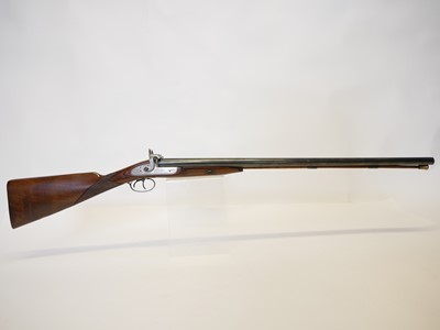 Lot 313 - Pietta / Navy Arms 12 bore side by side percussion shotgun LICENCE REQUIRED