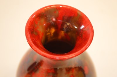 Lot 70 - Royal Doulton Flambe vase by Fred Moore