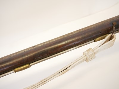 Lot 45 - Composed flintlock 46 inch Volunteer long land type Brown Bess Musket