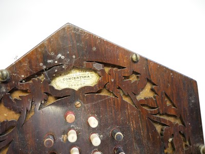 Lot 156 - George Case concertina and a Lachenal concertina