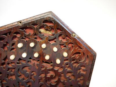 Lot 156 - George Case concertina and a Lachenal concertina