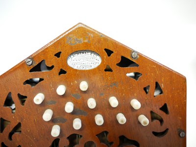Lot 157 - Lachenal concertina and one other