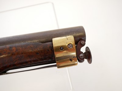Lot 10 - East India Company flintlock pistol