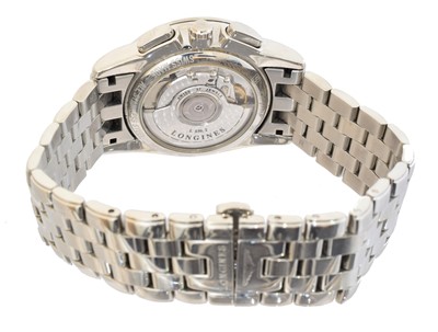 Lot A Longines 'Flagship' chronograph automatic wristwatch