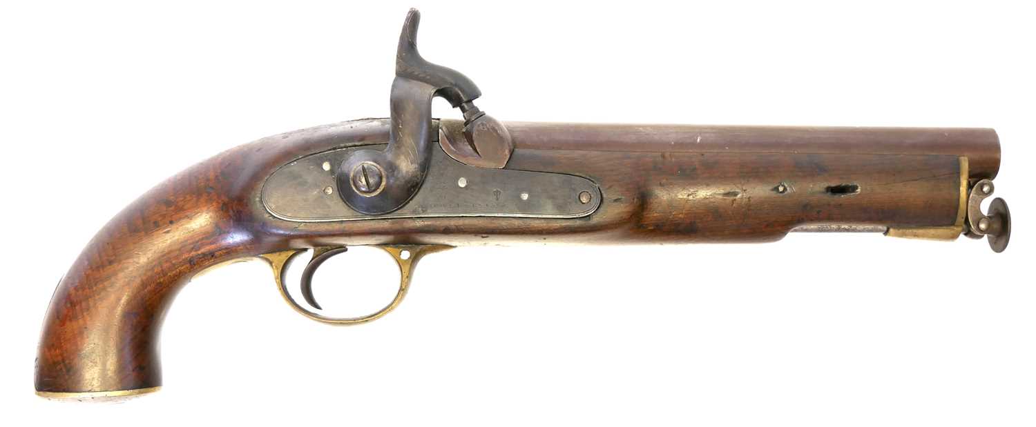 Lot 1842 pattern .750 calibre percussion Lancer's pistol
