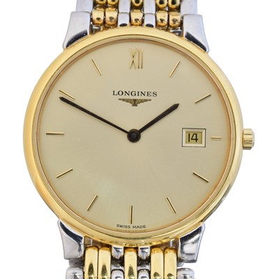 Lot 170 - A Longines 'Les Grandes Classiques' quartz wristwatch