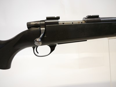 Lot 330 - Weatherby .223 bolt action rifle with moderator LICENCE REQUIRED