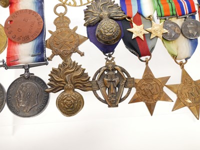 Lot 295 - Group of WWI and WWII medals