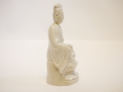 Lot 149 - Chinese blanc de chine figure of a scholar