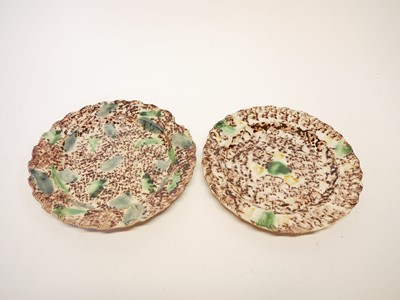 Lot 126 - Two Whieldon type pottery plates