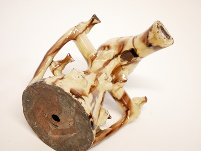 Lot 125 - Staffordshire pottery bird whistle