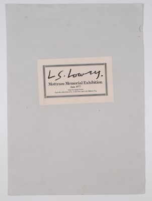 Lot 124 - L.S. Lowry R.A. (British 1887-1976)