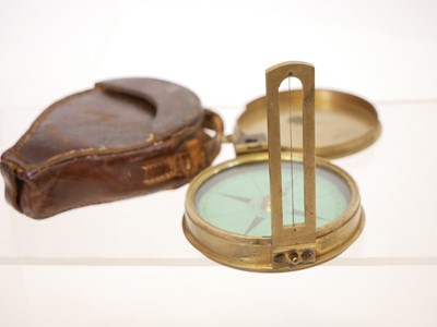Lot 457 - Artillery sighting compass by Elliott Bros