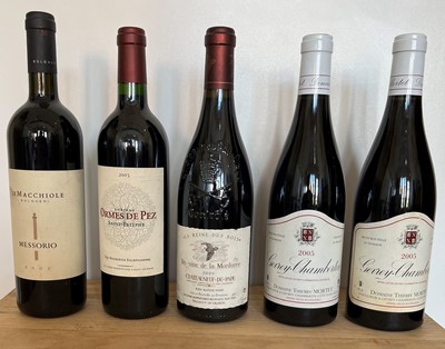 Lot 2 - 5 Bottles Mixed Lot Excellent ‘Classic’ Red Wines
