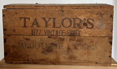 Lot 28 - 12 Bottles in OWC Taylors Vintage Port 1977