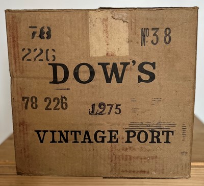 Lot 29 - 12 Bottles in OC Dow’s/ Warre’s Vintage Port 1975