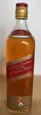 Lot 42 - 1 Bottle from 1970’s Johnnie Walker Red Label Scotch Whisky