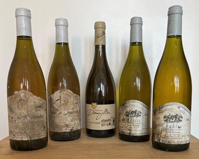 Lot 18 - 5 Bottles Mixed Lot Domaine White Burgundy