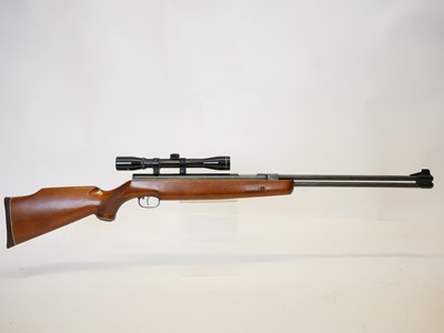 Lot Weihrauch HW77 .22 rifle with scope