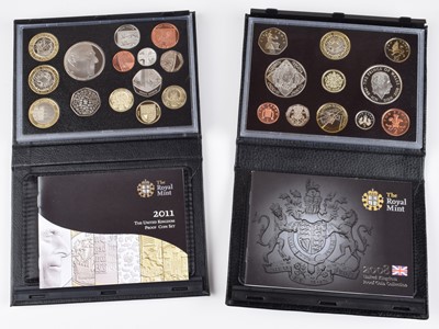 Lot 10 - Five Royal Mint Proof Coin Sets (5).
