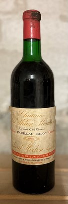 Lot 8A - 1 Bottle Chateau Clerc Milon Mondon Grand Cru Classe Pauillac 1962