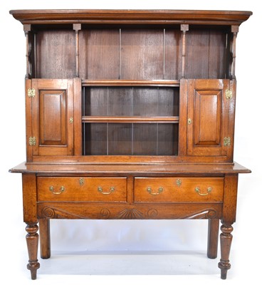 Lot 251 - Victorian oak dresser