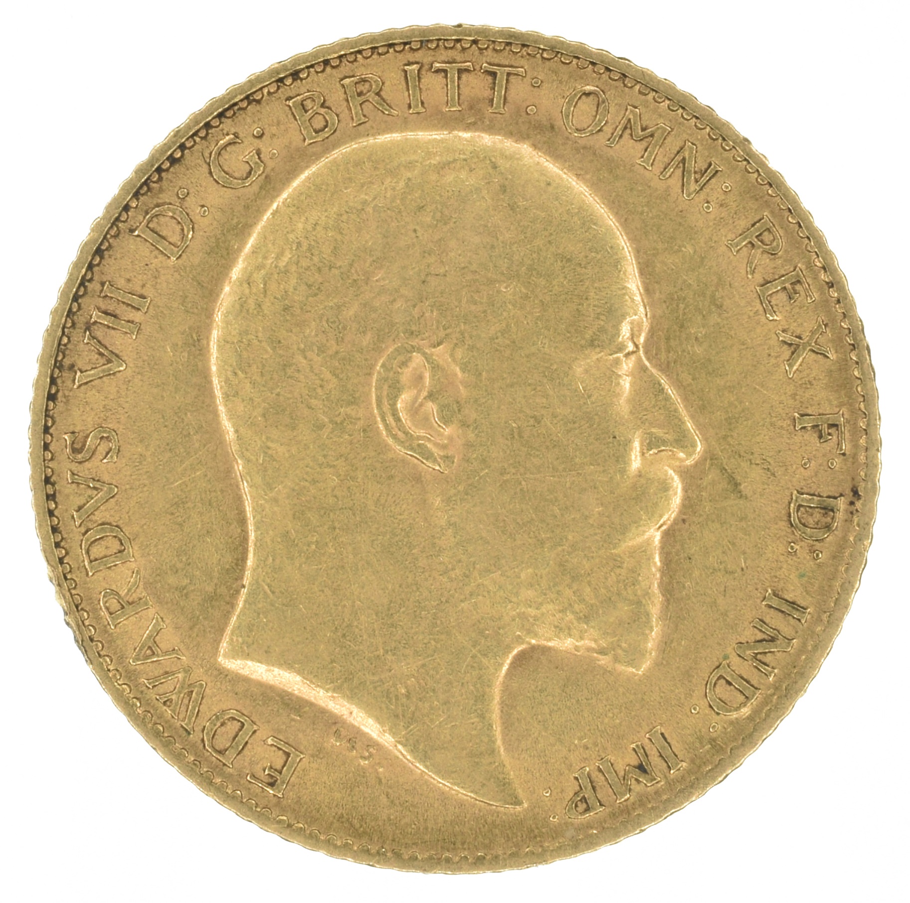 Lot 60 - Edward VII, Half-Sovereign, 1908.