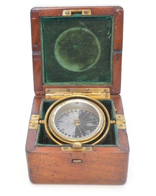 Lot 165 - 19th Century Gimballed Compass