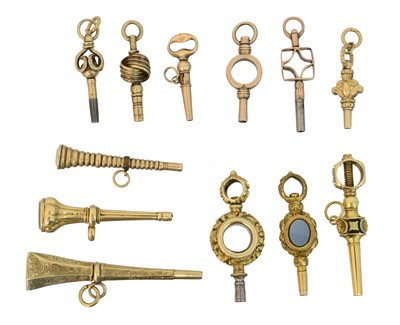 Lot 191 - A selection of watch keys