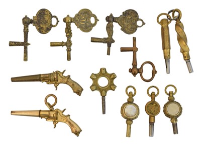 Lot 190 - A selection of watch keys