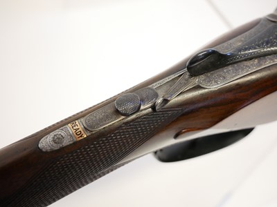 Lot 175 - J. Harkom and Sons 16 bore side by side shotgun LICENCE REQUIRED