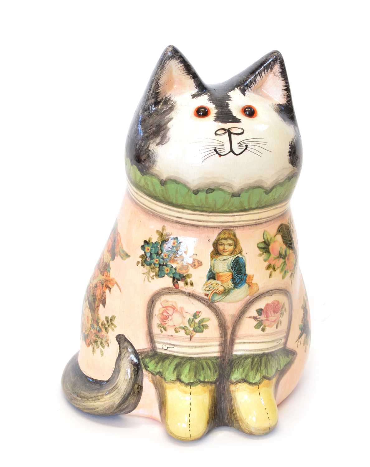 Lot 132 - Joan and David De Bethel ceramic cat