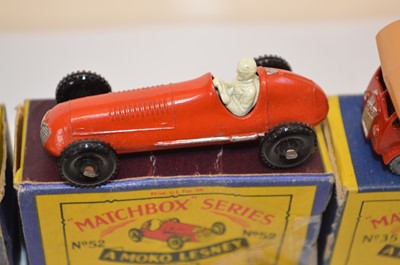 Lot 5 - 10 Moko Lesney Matchbox Series boxed cars and vehicles
