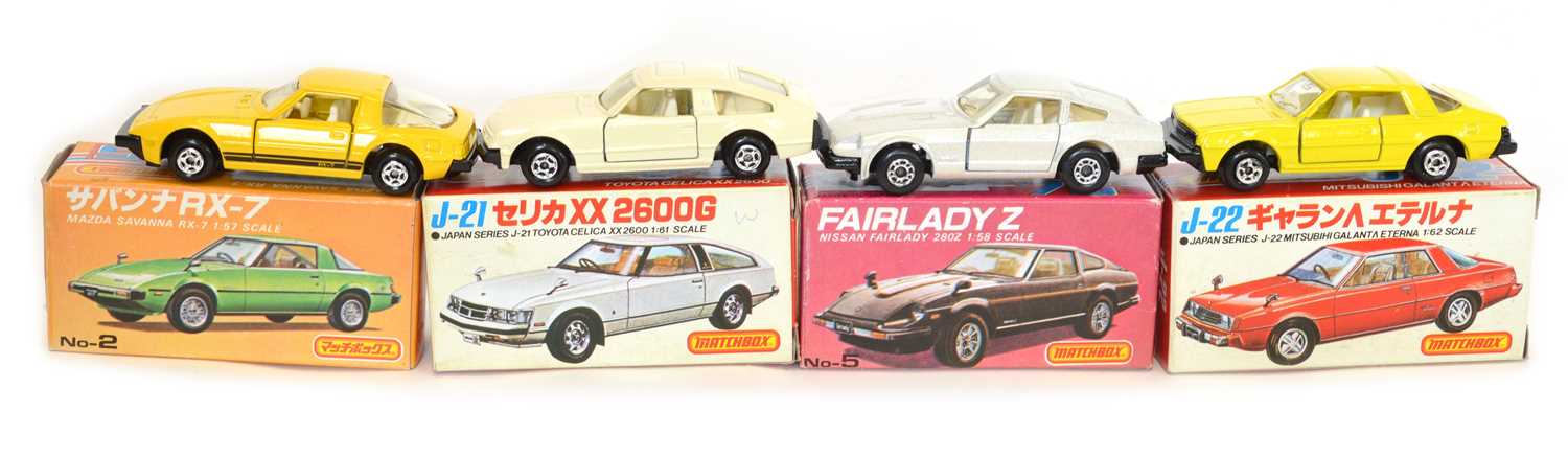 Lot 14 - 4 Japanese Issue Matchbox Superfast cars