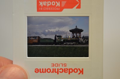 Lot 28 - Approximately 3600 slides belonging to a railway enthusiast