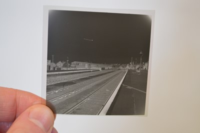 Lot 32 - 8 pocket albums of approximately 700 railway related photo negatives